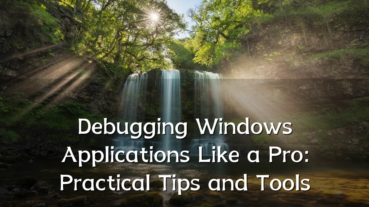 Debugging Windows Applications Like a Pro: Practical Tips and Tools