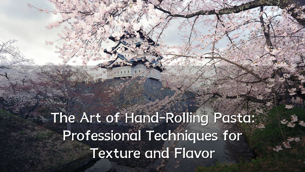 The Art of Hand-Rolling Pasta: Professional Techniques for Texture and Flavor