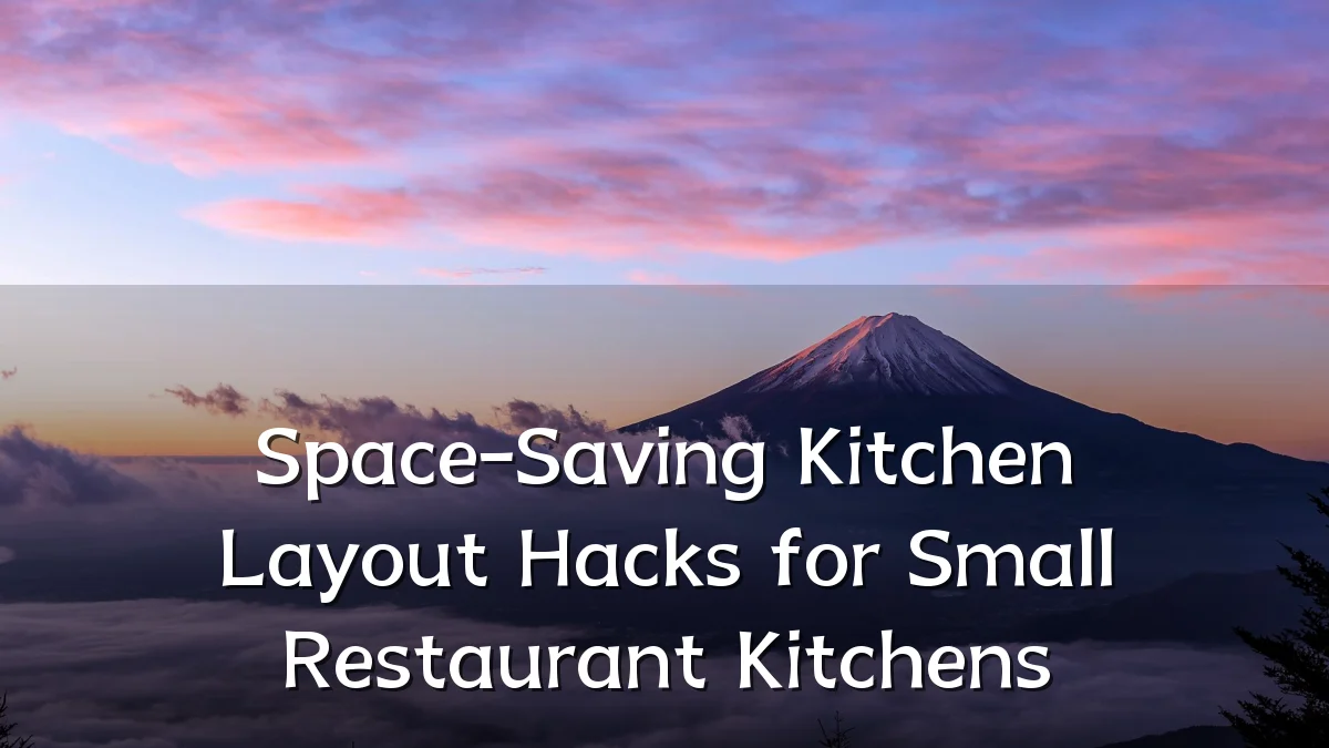 Space-Saving Kitchen Layout Hacks for Small Restaurant Kitchens