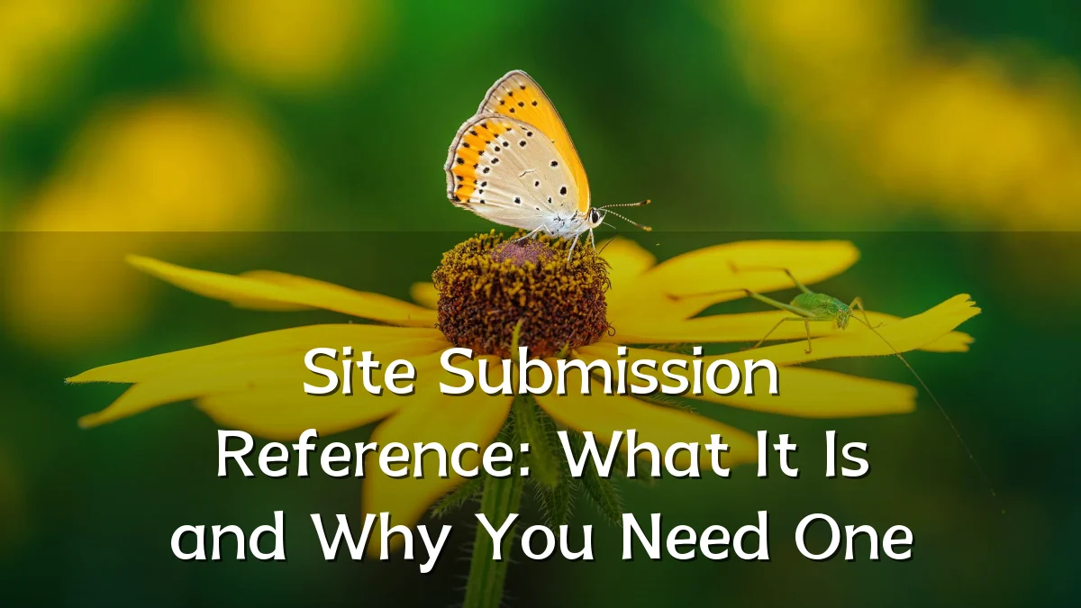 Site Submission Reference: What It Is and Why You Need One